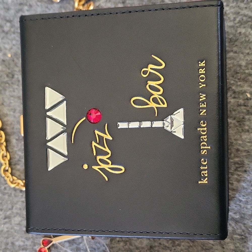Kate Spade Black and Gold Jazz Bar Bag - Picture 2 of 5